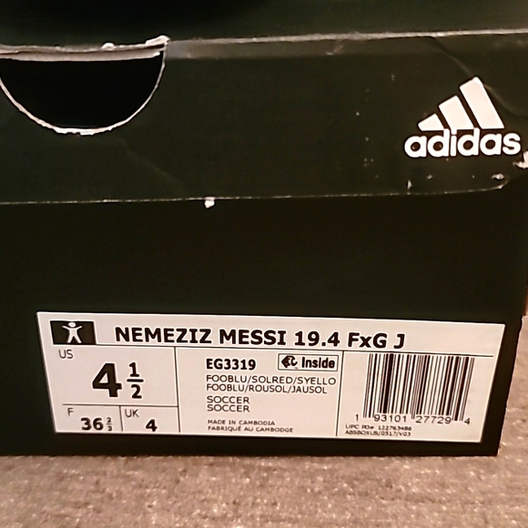 adidas Nemeziz Messi 19.4 FxG J - Picture 5 of 6